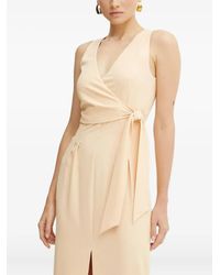 Patrizia Pepe - Wrap-Tie Maxi Dress - Lyst