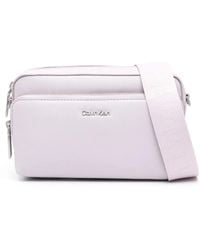 Calvin Klein - Logo-Plaque Cross Body Bag - Lyst