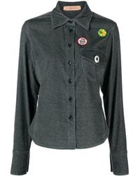 Cormio - Katy Jeanshemd Mit Patch - Lyst