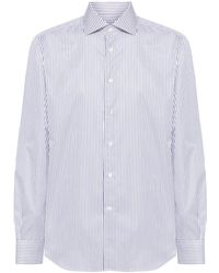 Corneliani - Gestreept Overhemd - Lyst