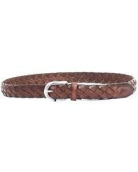 Alberto Luti - Woven-Leather Belt - Lyst