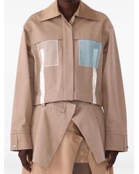 Jason Wu - X Robert Rauschenberg Boxy Twill Cropped Jacket - Lyst