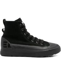Sorel - Lace-Up Suede High-Top Sneakers - Lyst
