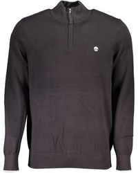 Timberland - Quarter-Zip Cotton Sweatshirt - Lyst
