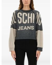 Moschino - Logo Colour Block Top - Lyst