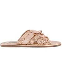 Inuovo - Braided Flat Sandals - Lyst