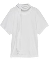 BITE STUDIOS - Camiseta con manga corta y corbata - Lyst