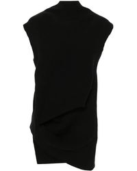 Rick Owens - Jumbo Babel Ribbed-Knit Vest - Lyst