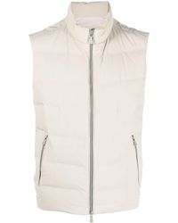 Eleventy - Feather-down Padded Gilet - Lyst