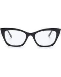 Karl Lagerfeld - Eckige Brille mit Logo-Print - Lyst