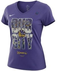 Nike - Nba Golden State Warriors Dub City 2019 Playoffs V-Neck T-Shirt - Lyst