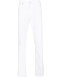 AG Jeans - Logo-Patch Straight-Leg Jeans - Lyst