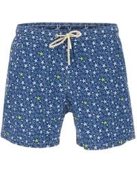 MC2 Saint Barth - Lighting Micro Swim Shorts With All-Over Elephant Print - Lyst