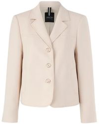 Marc Cain - Blazer À Simple Boutonnage Style Spotif - Lyst