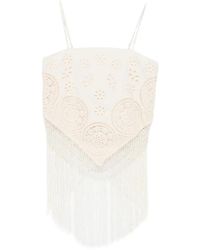 Sea - Rafina Top Met Franje - Lyst