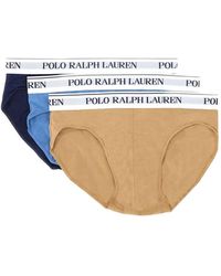 Polo Ralph Lauren - Logo-Waistband Briefs (Set Of Three) - Lyst