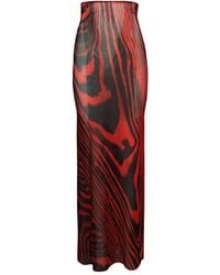 David Koma - Printed Skirt - Lyst