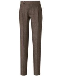 SCABAL® - Pleated Side-Adjuster Trousers - Lyst