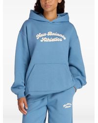 New Balance - Linear Heritage Hoodie - Lyst