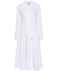 Herno - Poplin Cotton Maxi Dress - Lyst