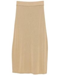 TOTEME - Elastic-Waistband Maxi Skirt - Lyst