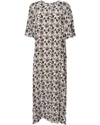 Weekend by Maxmara - Midi-Jurk Met Bloemenprint - Lyst