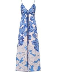 Poupette - Denise Floral-Print Maxi Dress - Lyst