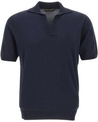 FILIPPO DE LAURENTIIS - Skipper Top Met Geribbelde Afwerking - Lyst