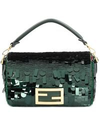 Fendi - Mini Baguette Sequin Tote Bag - Lyst