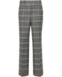 Peserico - Tartan-Check Trousers - Lyst