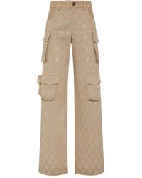 Philipp Plein - Long Trousers Cargo Fit Strass Monogram - Lyst