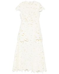 Jonathan Simkhai - Laser-Cut Midi Dress - Lyst