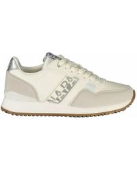Napapijri - Astra Logo-Print Panelled Sneakers - Lyst