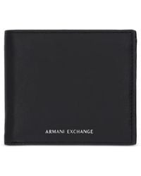 ARMANI EXCHANGE - Logo-Print Bi-Fold Wallet - Lyst
