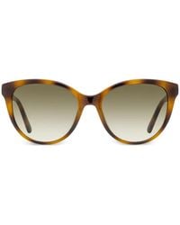 Ferragamo Eyewear - Cat-Eye Sunglasses - Lyst