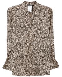 Pennyblack - Leopard-Print Button-Up Shirt - Lyst