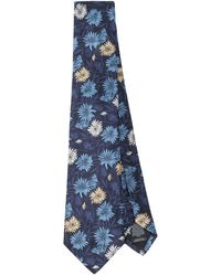 Paul Smith - Cravate en soie à fleurs en jacquard - Lyst