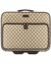 Gucci Reisetasche mit Monogramm - Braun
