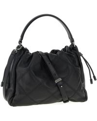 Brunello Cucinelli - Kleiner Mellow Tote Bag mit Rautenmuster - Lyst