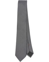Zegna - Cravate en soie à motif géométrique - Lyst