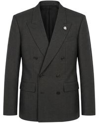 Gucci - Double-Breasted Wool Blazer - Lyst