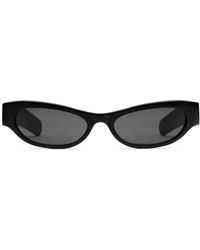 Gucci - Logo-engraved Cat-eye Frame Sunglasses - Lyst