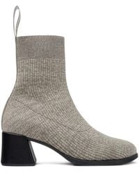 Camper - 65Mm Kora Knitted Ankle Boots - Lyst