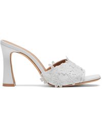 Malone Souliers - Roxanne Floral Leather Sandals - Lyst