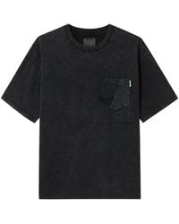 Musium Div. - T-Shirt À Poche Poitrine - Lyst