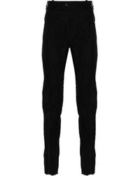 Masnada - Contrast-stitching Tapered Trousers - Lyst