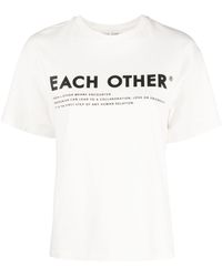 Each x Other - Signature Logo-print T-shirt - Lyst