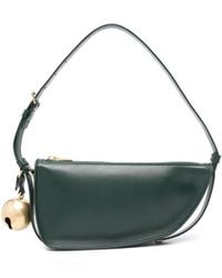 Burberry - Charm-Detail Leather Shoulder Bag - Lyst