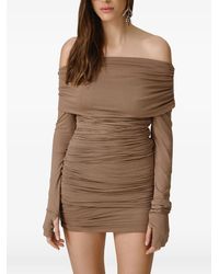Pink - Abito Corto Con Spalle Scoperte - Lyst