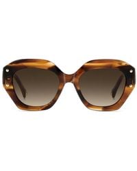 Carolina Herrera - Geometric-Frame Sunglasses - Lyst